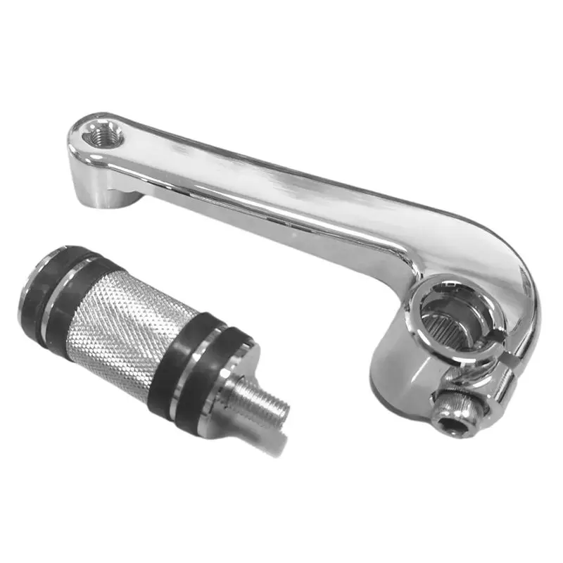 A22F-Chrome Mid Control Shift Lever Shifter With Pedal For Sportster XL883 1200 2004-2023 Lever Shifter Pedal