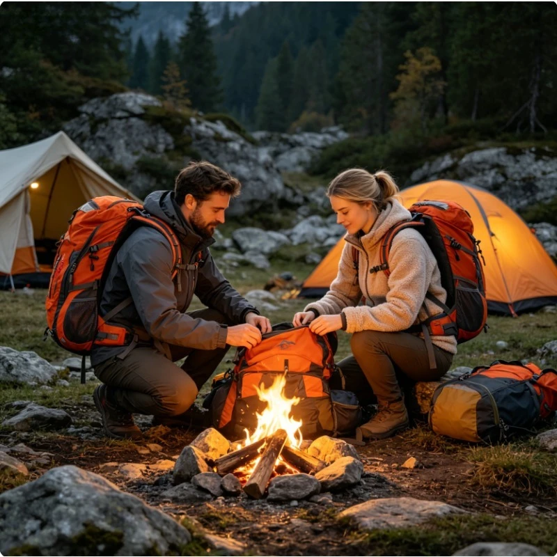 Sac à dos de randonnée léger de 40 L — Sac à dos unisexe respirant et imperméable |   Durable et robuste ; adapté au camping, au cyclisme, au ski, à l'escalade, à la randonnée longue distance et bien plus encore |   Idéal pour les activités de plein air et les trajets quotidiens