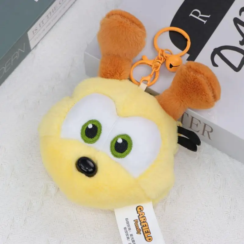 Garfield Niedlicher Ausdrucksanhänger, Cartoon-Plüschtier, Geldbörse, niedlicher Odie-Schlüsselanhänger, Anime-Plüsch-Geldbörse, Rucksack, Dekoration, Geschenke