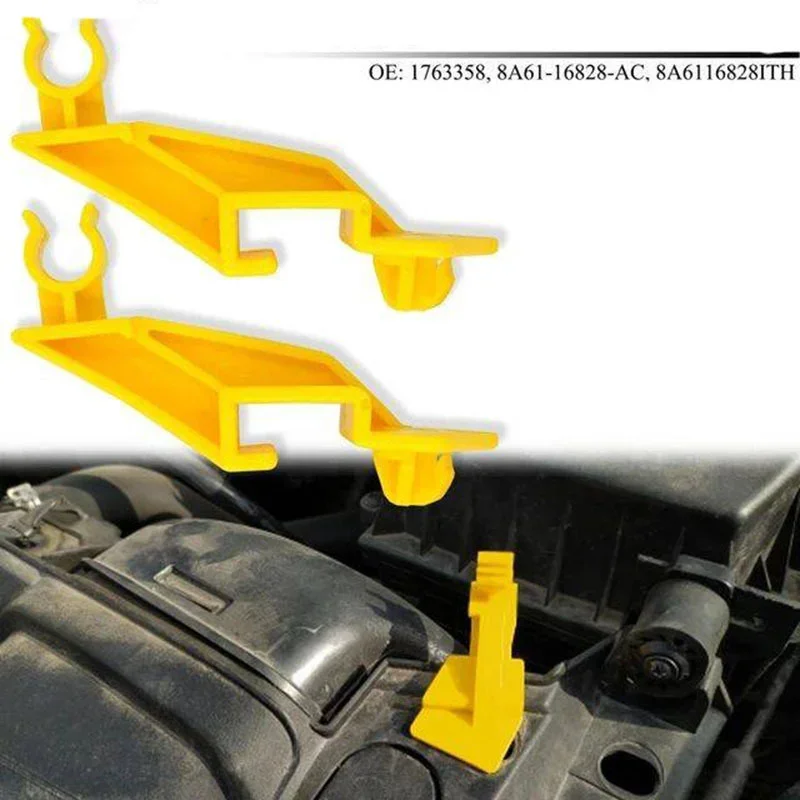 Hood Bonnet Support Bar Stanchion Fixing Base Clips For Ford Fiesta MK7 2008-Onwards Auto Interior Accessories 091011121314