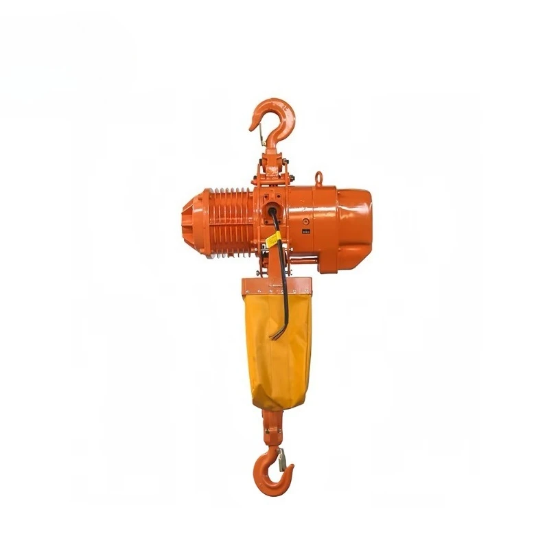 HHBB Type 2 Ton Electric Chain Hoist for Industrial Lifting New High Strength Load Chain Overload Protection Metal for Hotels