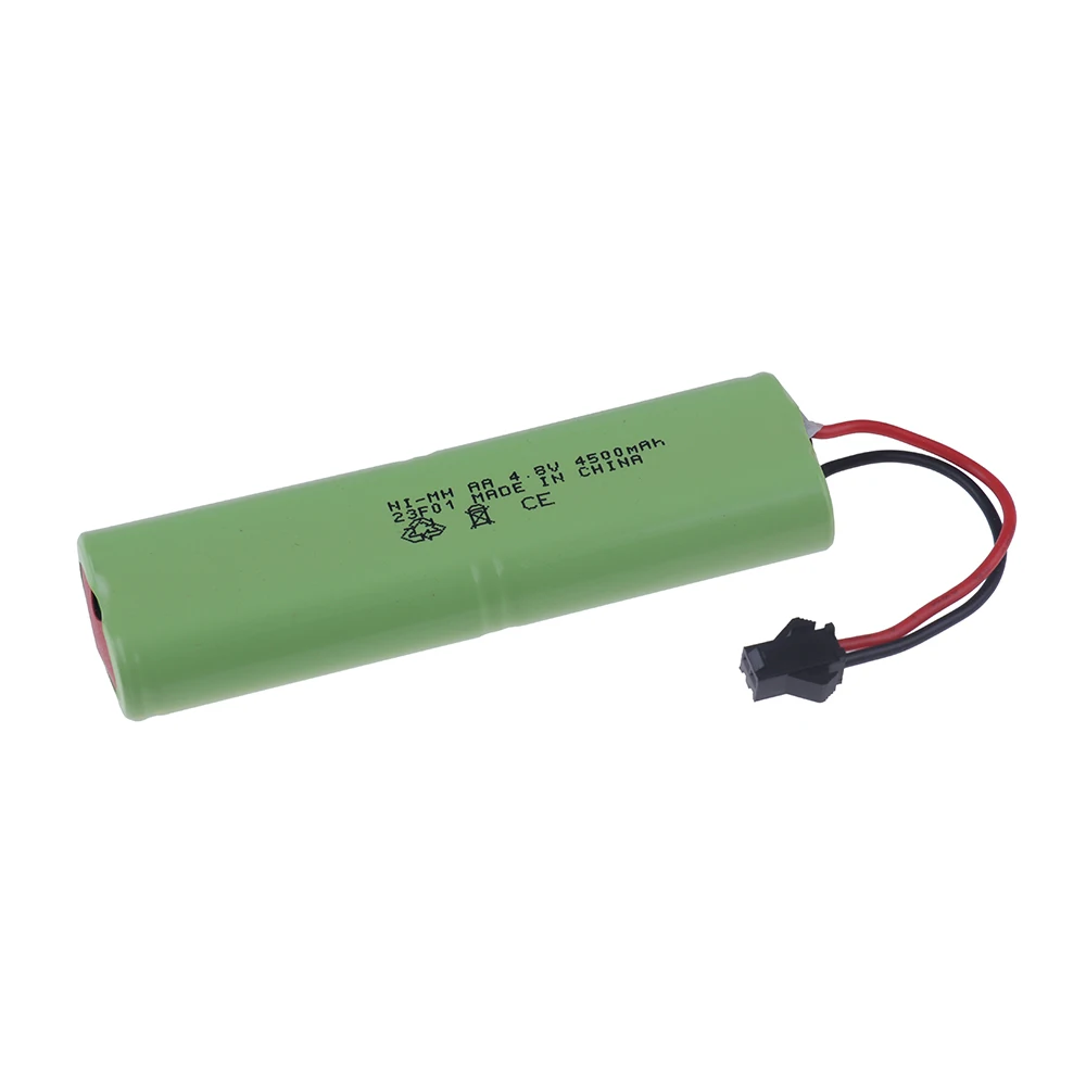 Bateria Recarregável Ni-MH, Plug SM, 4.8V, 4500mAh, Brinquedos RC, Carros, Tanques, Trem, Robôs, Armas, Barcos, AA, 3000mAh