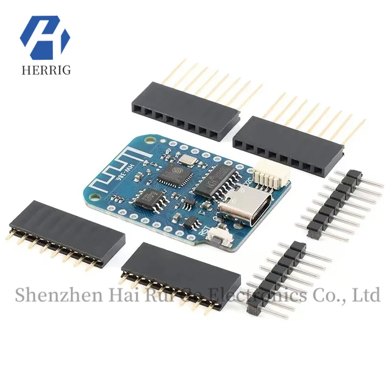 

HW-386/ESP8266 WiFi development board module LOLIN D1 Mini Type-C USB interface