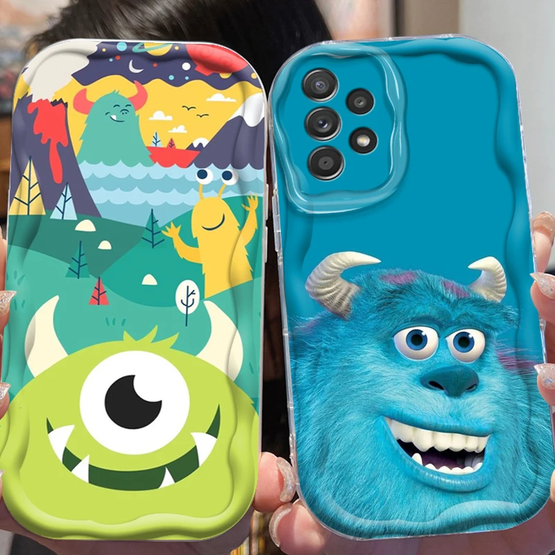 Disney Monsters University For Samsung A55 A54 A53 A52 A35 A34 A33 A32 A25 A24 A23 A22 A21S A15 A13 A14 5G Wave Oil Soft