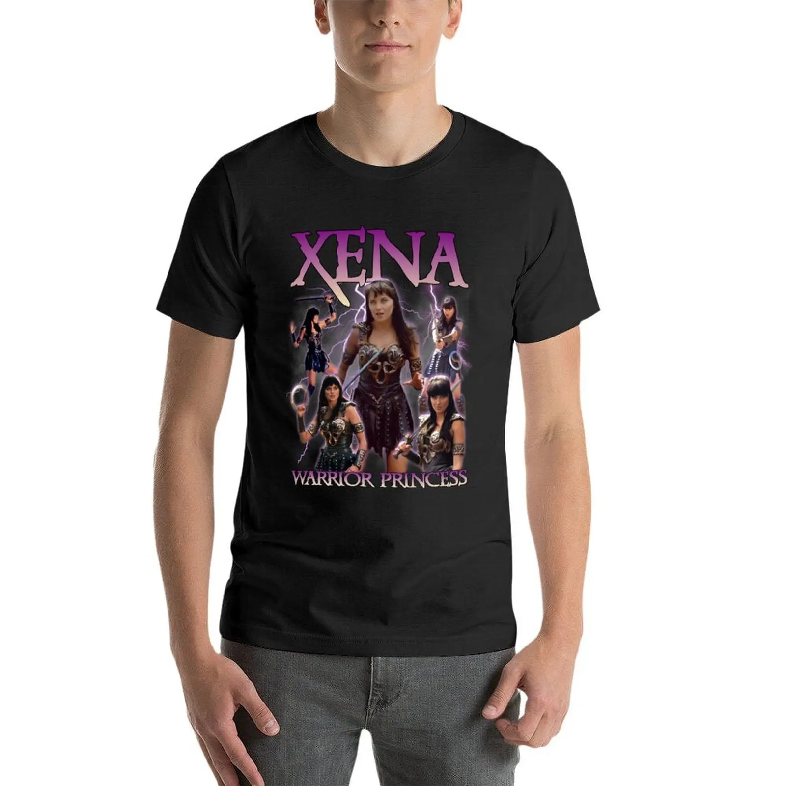 Xena Warrior Princess Lightning T-Shirt summer clothes plain custom t shirt animal prinfor boys