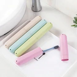 1pc Portable Travel Camping Toothbrush Tube Box Cover Water Filter Anti-dirty Bathroom Accessories Fashion Packaging Storage Box