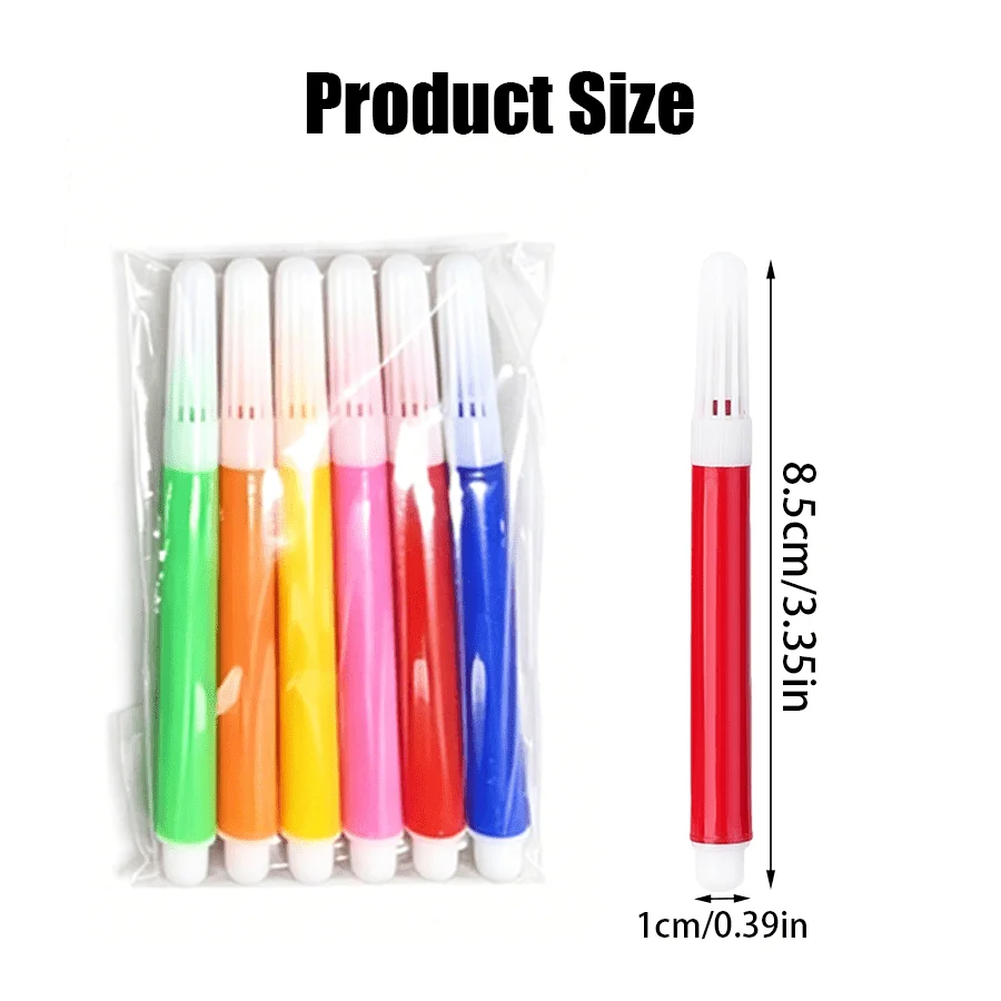 3/7/13 Packs Mini Paint Marker Pens Set Portable Fine Tip Water Based Art Markers Vibrant Coloring Pens for DIY Card Making XJM