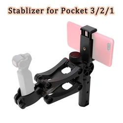 Stabilizer Handle Grip Arm for DJI Osmo Pocket 3 Camera Handheld Gimbal Shock Absorber Bracket Phone Flexible 4th Axis Holder