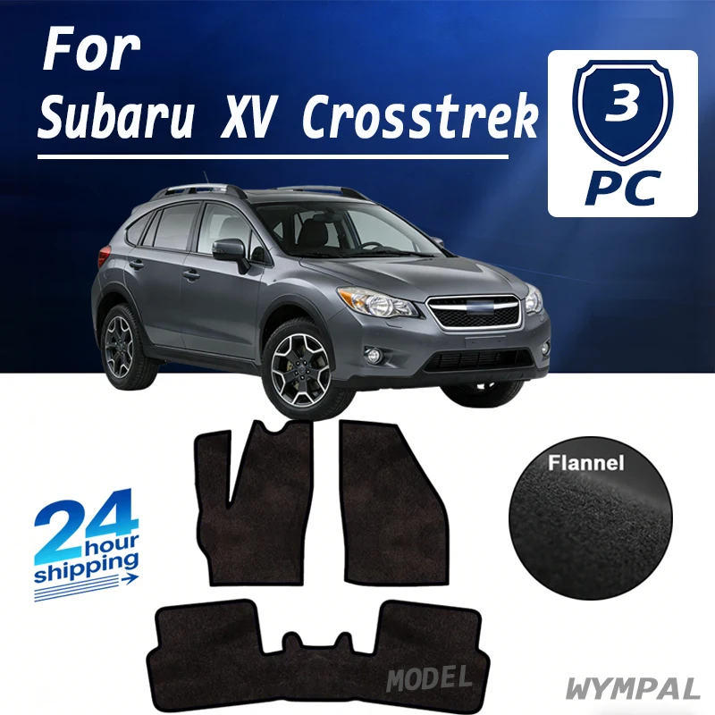 

Flannel For Subaru XV Crosstrek GP 2013~2017 2014 Car Floor Mats Panel Footpads Cover Foot Pad Sticker Auto Interior Carpets