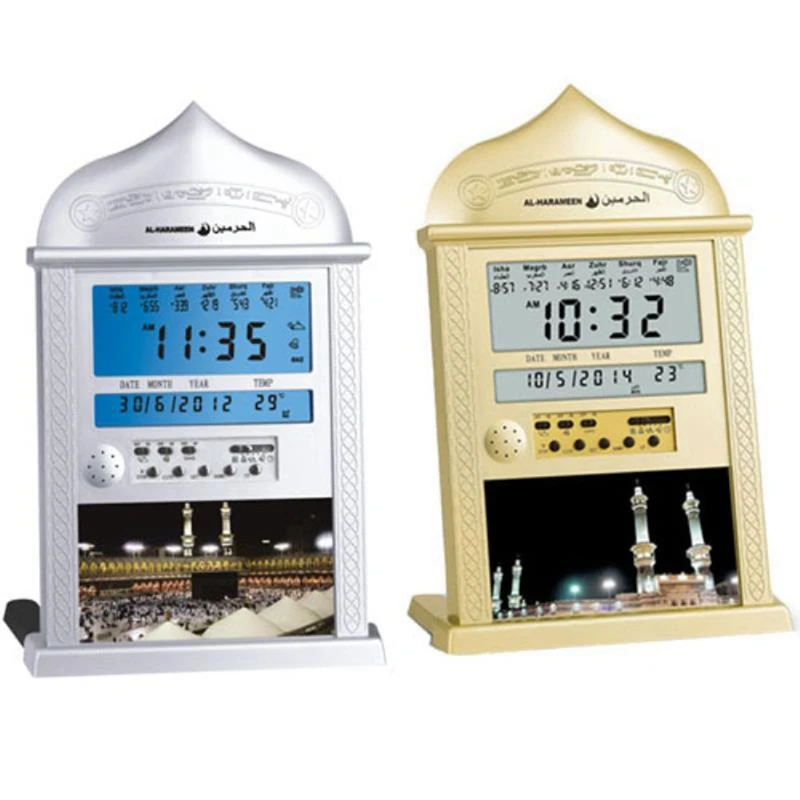 Horloge de prière de la mosquée Azan islamique, calendrier Azan, horloge murale de prière musulmane, alarme Ramadan, décoration d'intérieur, nouveau