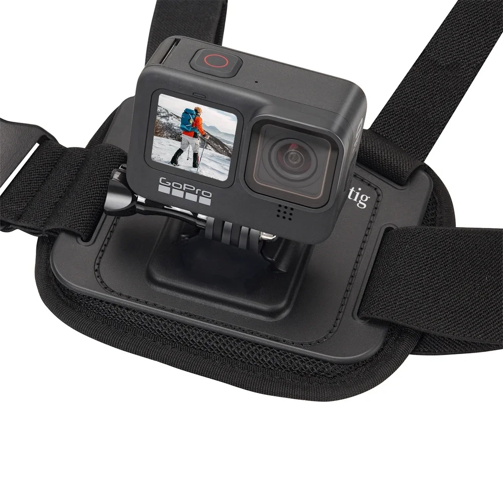 New Design Adjustable Chest Mount Harness Strap For GoPro Hero 12 11 10 9 8 SJCAM Insta360 X2 X3 DJI Osmo 3 4 Action Camera