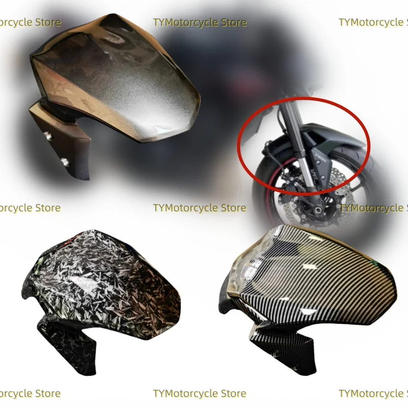 

Fit for kawasaki Z900 Z 900 2017-2025 Motorcycle Accessories ABS Front Fender Wheel Hugger Mudguard Fairing