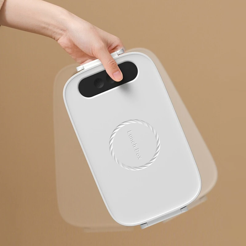 Cordless Electric Lunch Box 14000mAh Rechargeable Self-Heating Food Warmer Portable Dishwasher Safe Timer Function Car Office