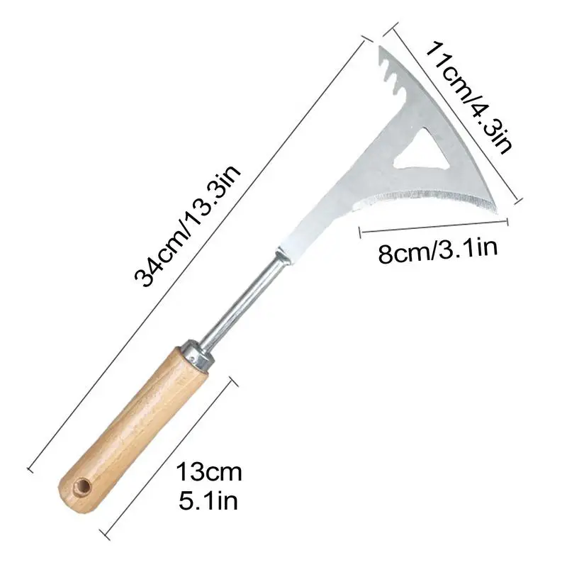 Ferramenta de capina de jardim, extrator manual de ervas daninhas, remoção de ervas daninhas, bonsai agrícola, ferramenta manual