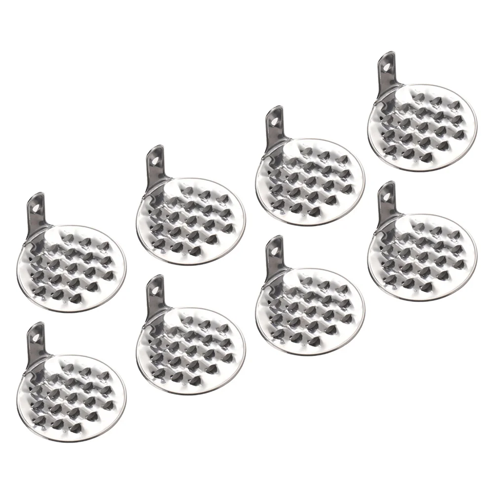 

8Pcs Cold Noodle Scraper High Quality Stainless Steel Jelly Shredder Easy Clean Kitchen Utensil for Bean Jelly Cutting Reusable