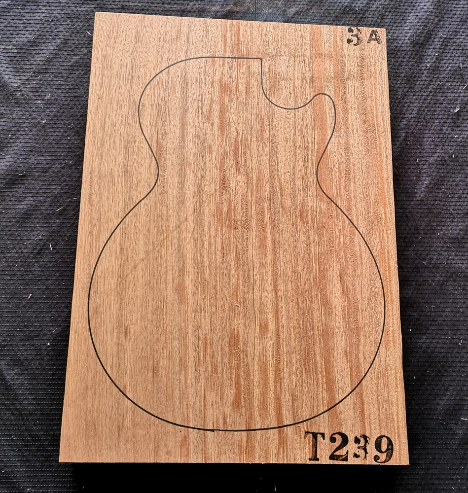HUATOOL 3A /A/B  African wood Single Board Integrated Electric Guitar Body Guitar Manufacturing Materials and Accessories