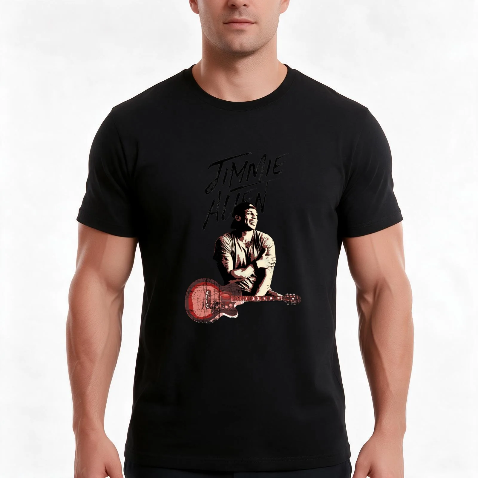 jimmie allen Musicjimmie allen 2022 art T-Shirt, Summer Casual Cotton Tee, Oversized Streetwear Tops, Vintage Graphic Print