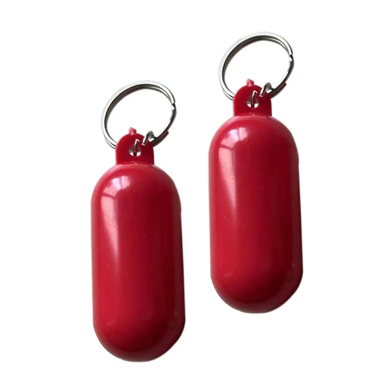 2 Pieces Floating Keyring Set for Boating Water Sport Buoyant Keyrings Ornament