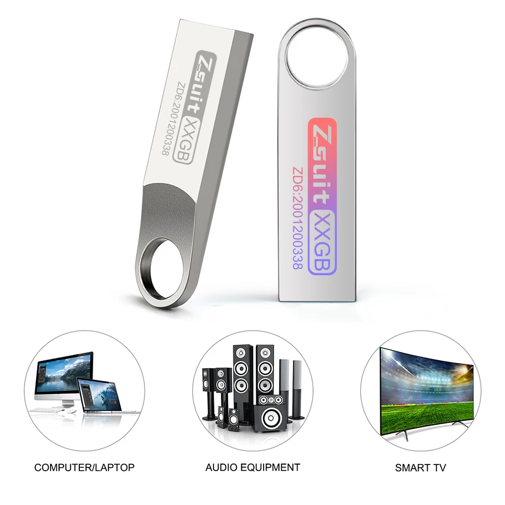 10 Stuks/Groothandel Usb Stick Mini Pen Drive 4Gb 3.0 Usb Flash Drive Pendrive Memory Stick 32Gb 64Gb Waterdicht Metalen Sleutel Gratis Logo