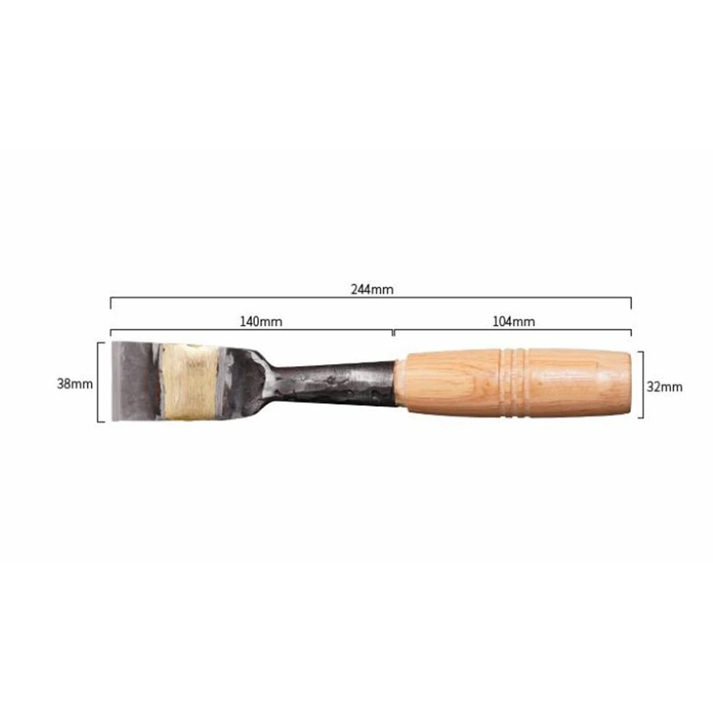 Wood Carving Chisels for Woodworking and Crafting with Fishtail Design Constructed from Carbon Steel for Sharpness