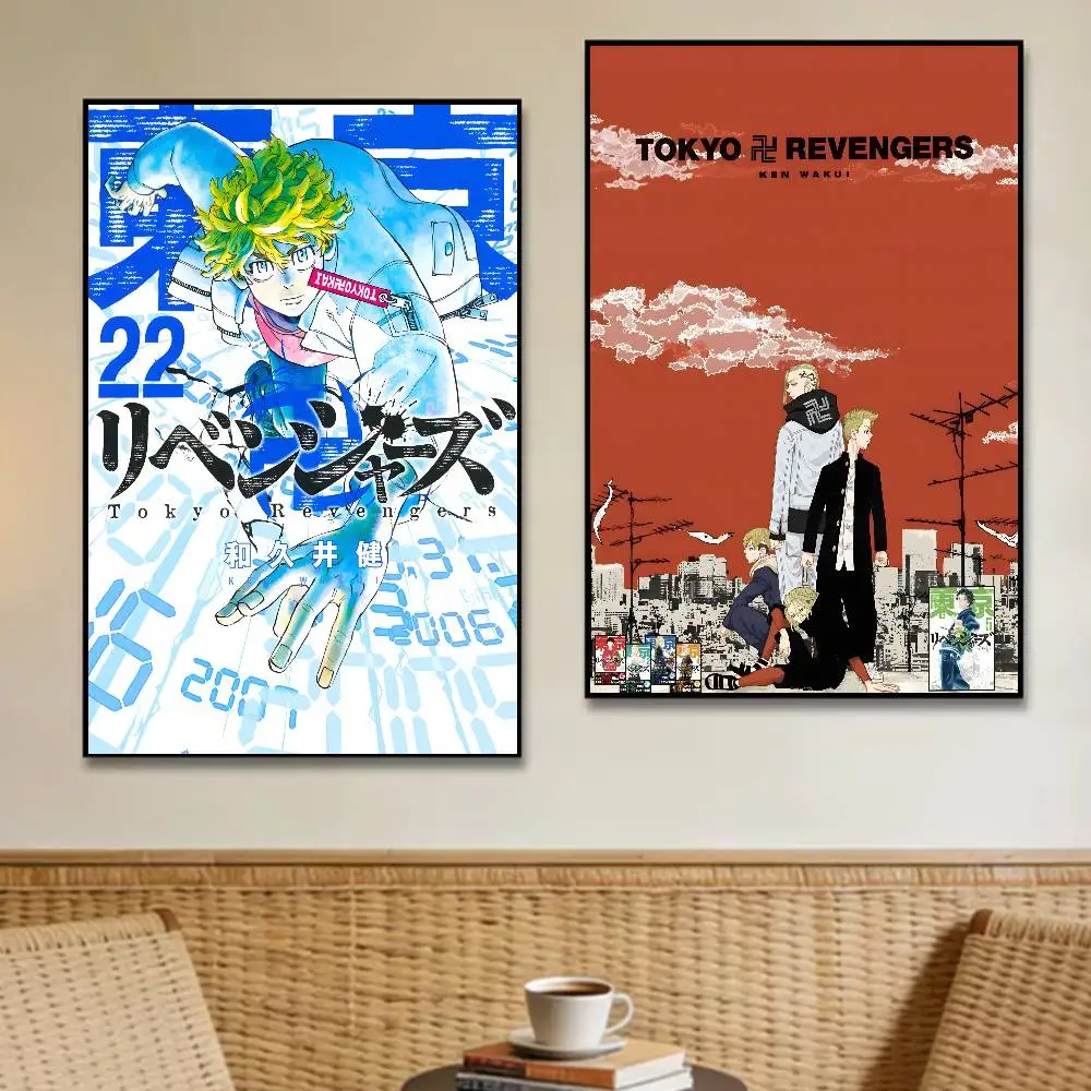 Tokyo Revengers Mikey Poster Room Decor Waterproof Sticky For Home Bar Wall Art Decoration