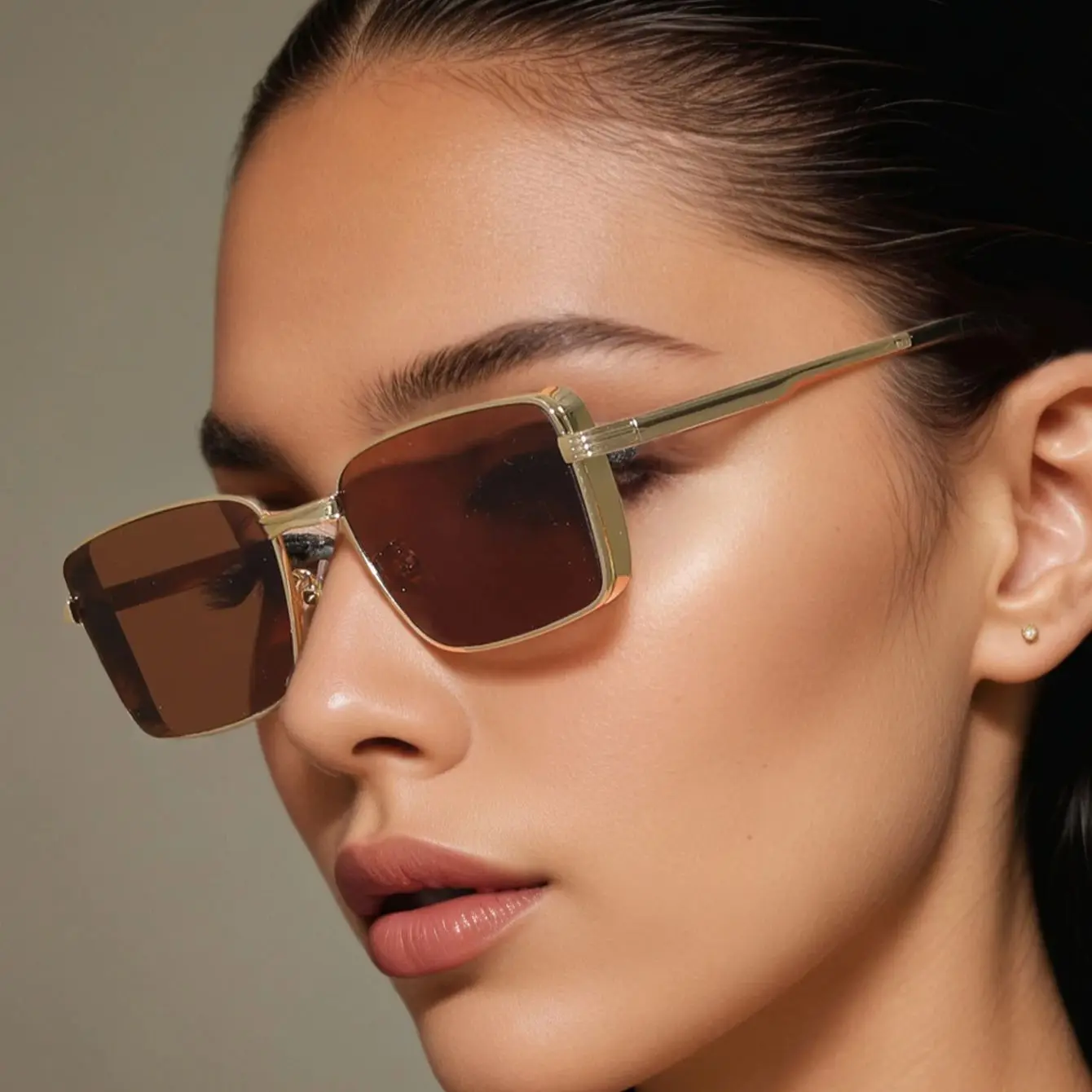 Motorcycle 1/3pcs Classic Square Steampunk Sunglasses Luxury Brand Men Women Retro Rectangle Punk Metal Frame Sun Glasses UV400