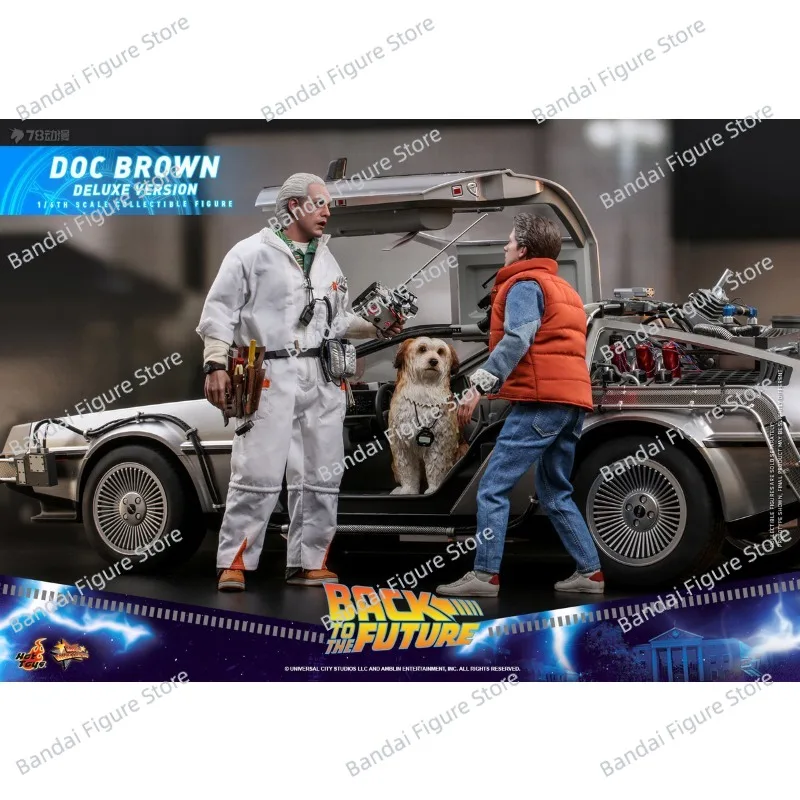 HOTTOYS HT MMS610 الإصدار الفاخر 1/6 وثيقة قابلة للجمع. شخصية براون أكشن العودة إلى فيلم المستقبل دقيق مقاس 12 بوصة جندي رجل
