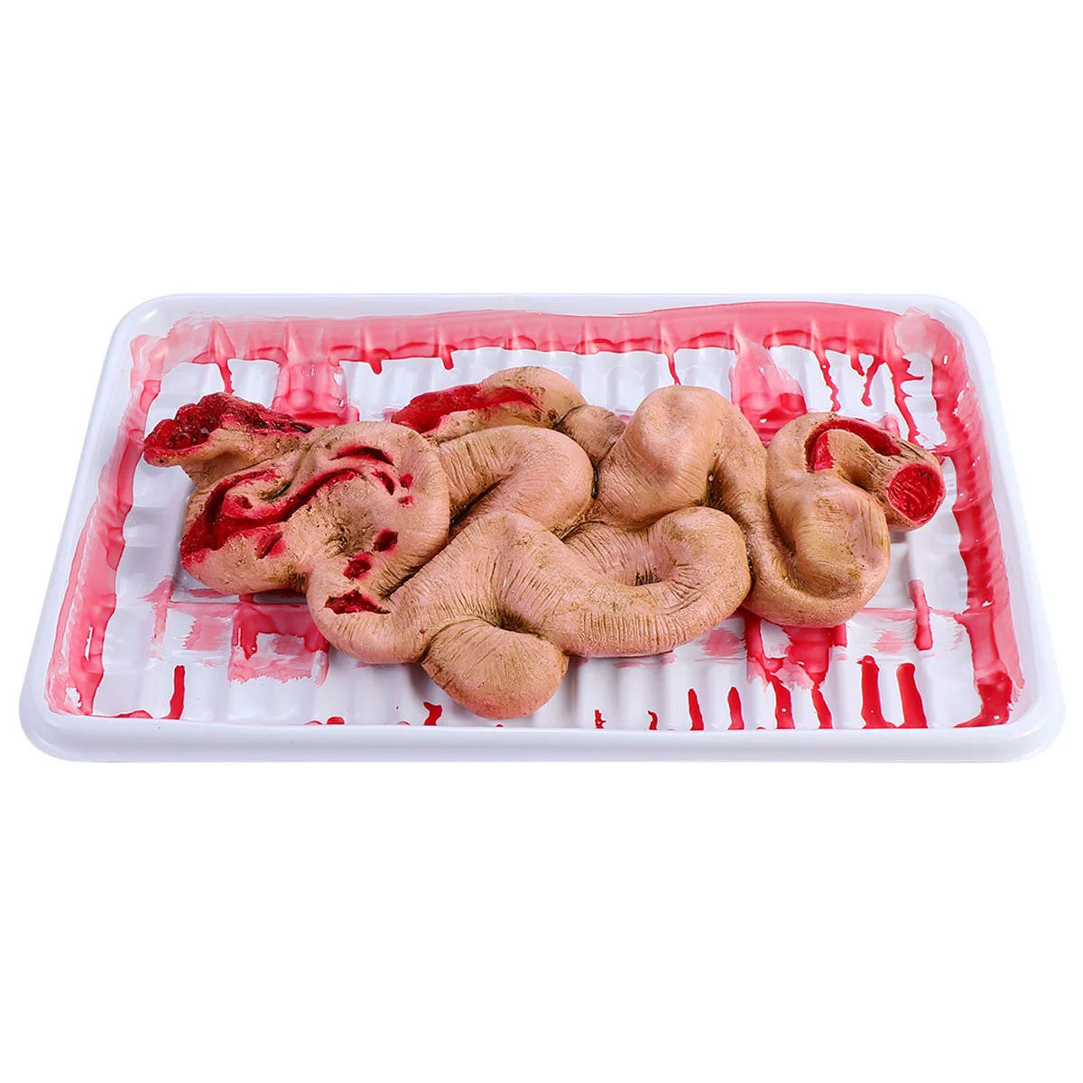 

Halloween Large Sausage Lunch Box Decor Body Parts Props Bloody Intestine Organs Realistic Internal Toy Tricky for