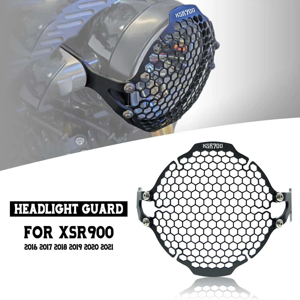 

Motorcycle Accessories Headlight Protector Shield Guard Headlamp Mesh Grille For Yamaha XSR900 2016 2017 2018 2019 2020 2021