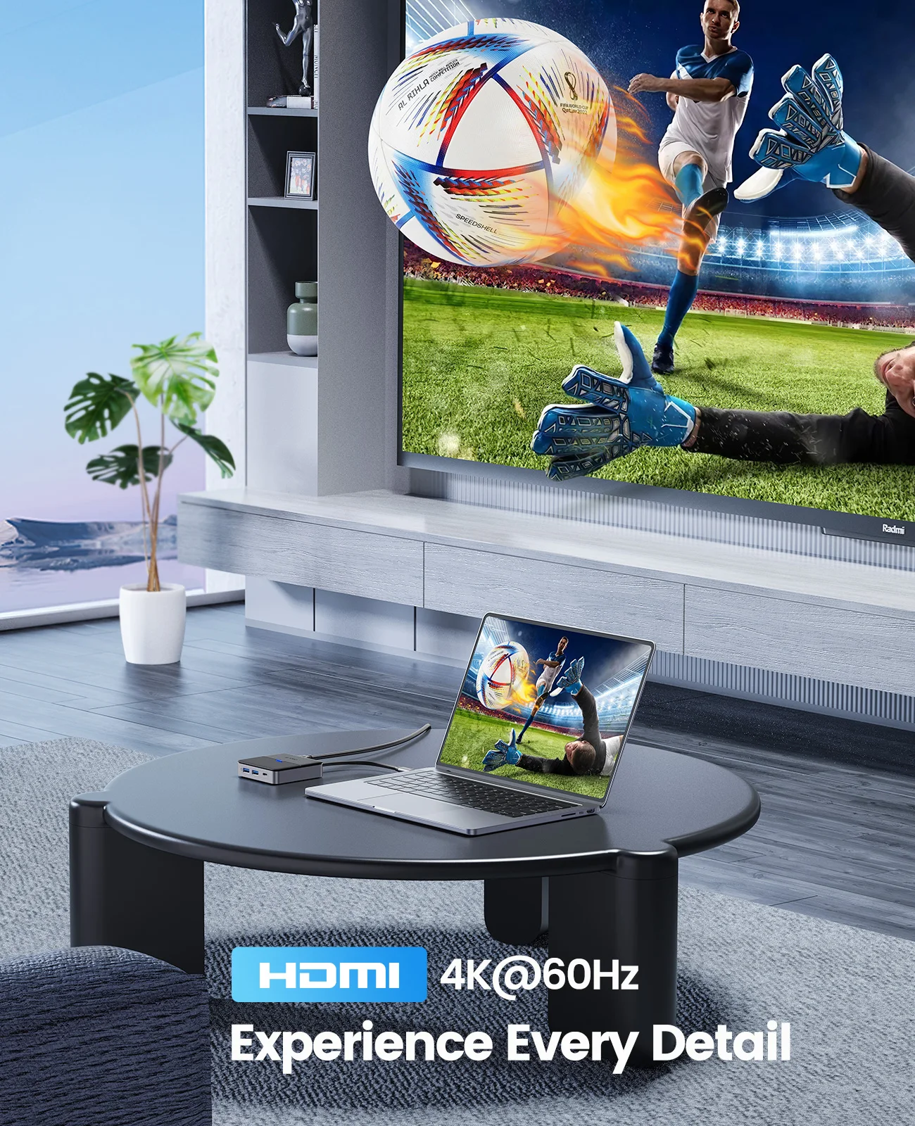 오리코 C 타입 도킹 스테이션 USB 3.0 허브, 맥북 아이패드 에어 M1 PC 액세서리 스플리터용, HDMI 호환 RJ45 PD 어댑터, 4 k60 hz