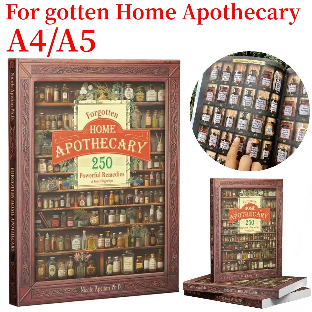 Forgotten Home Apothecary 250 Powerful Healing Secrets Natural Home Remedies Book Herbal Remedies Book for Everyday Wellness