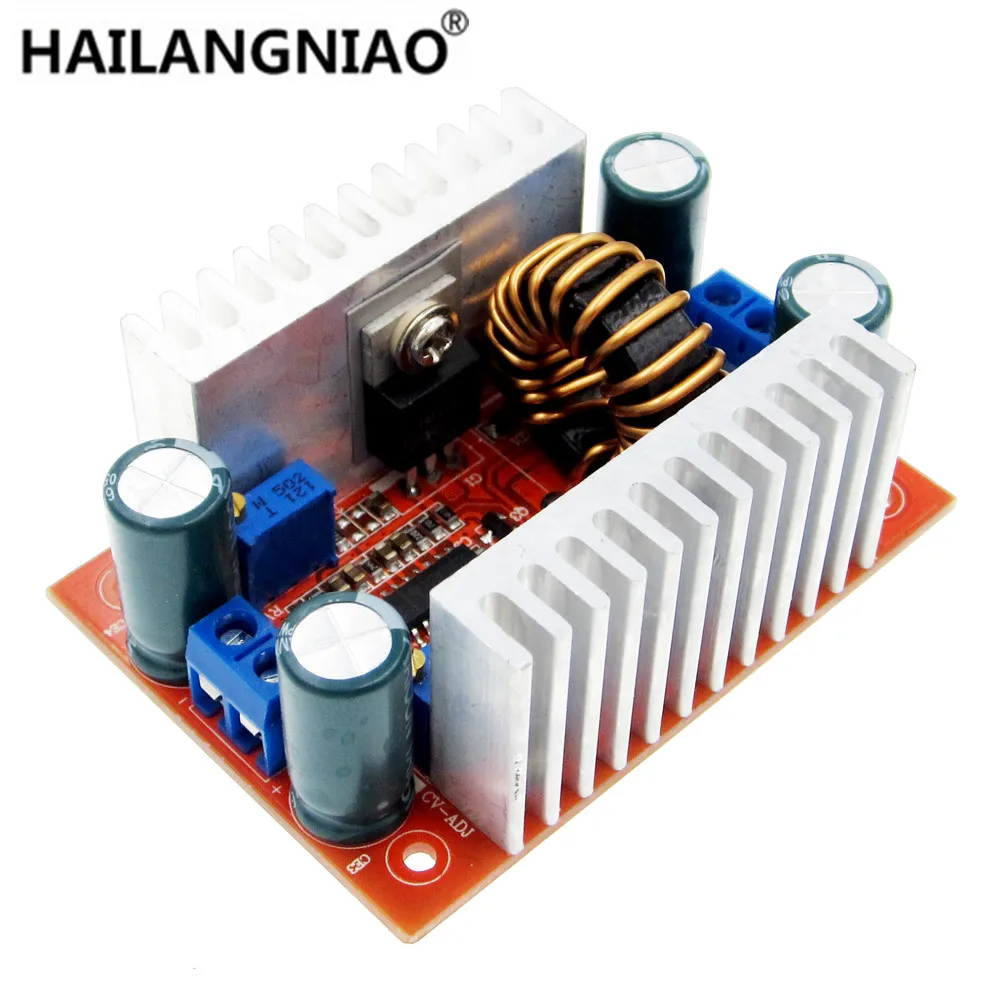 400W 15A DC-DC Power Converter Boost Module Step-up Constant Power Supply Module 8.5V-50V to 10V-60V LED Boost Module Wholesale