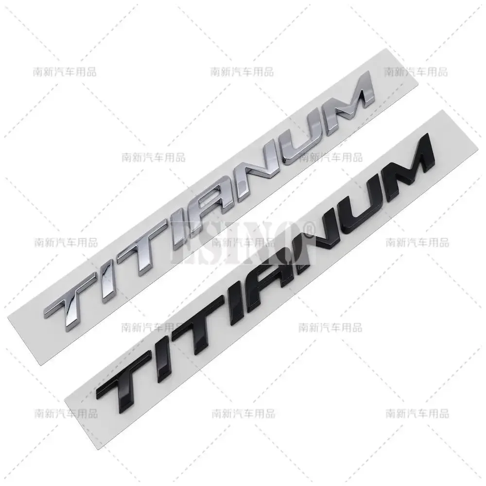 Car Styling Titianum3D ABS Metal Adhesive Emblem Trunk Badge Fender Sticker Body Decal for Ford Edge Explorer Taurus Mondeo