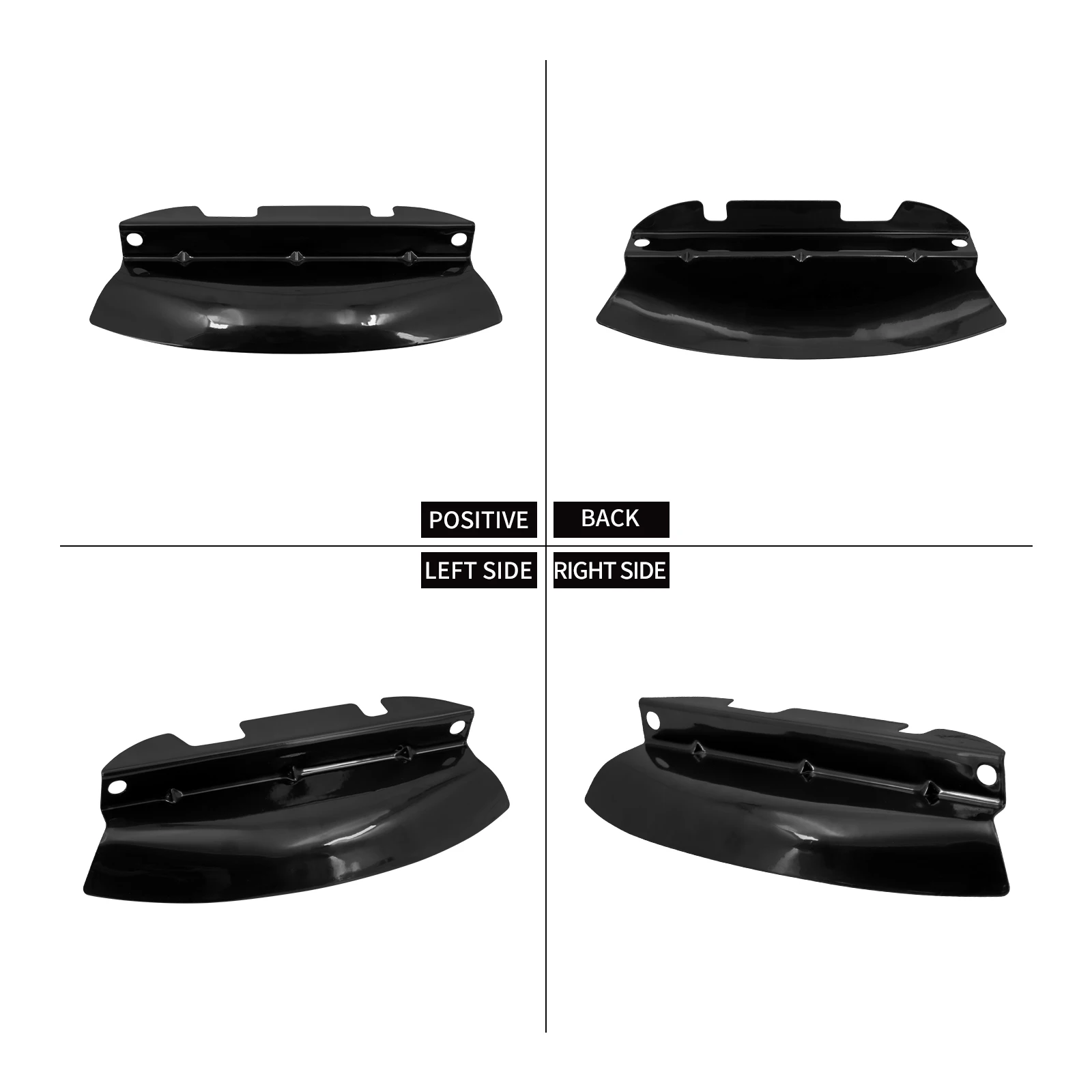 Deflector de carenado de viento inferior para motocicleta, árbol Triple para Harley Touring Street Electra Glide Road King 2014-2023, accesorios