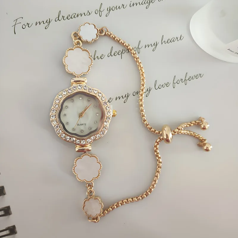 Floral Women\'s Watches Luxury Quartz Wristwatches Simple Watches Casual Girls Bracelet Clock Gift Ladies Watch Reloj Para Mujer