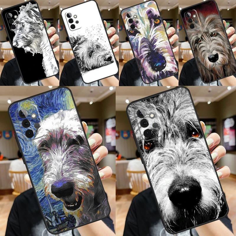 Irish Wolfhound Dog Funda For Samsung Galaxy A15 A25 A35 A55 A52 A32 A12 A14 A34 A54 A51 A71 A53 A13 A33 Case