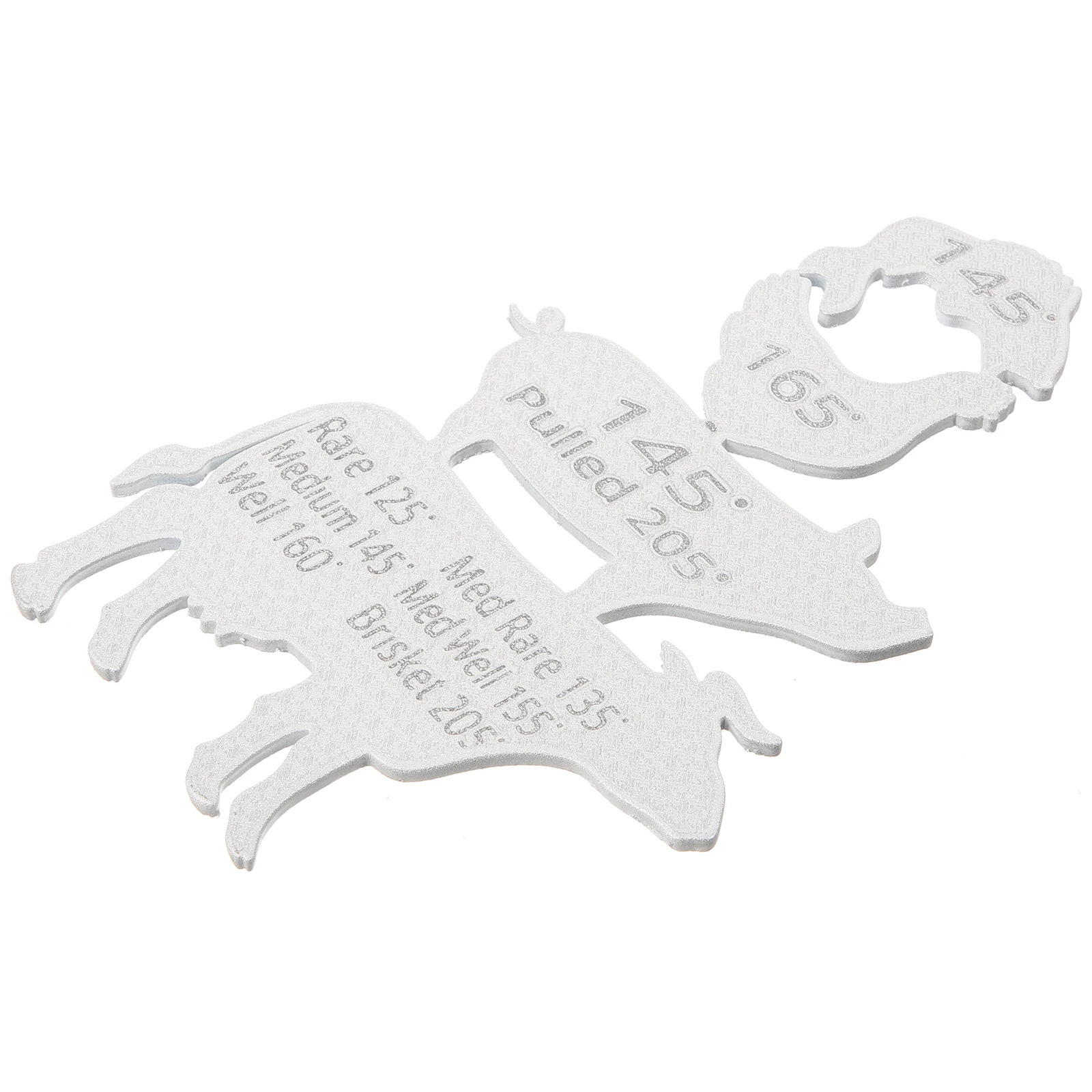 

1 Set Metal Meat Temperature Animal Internal Temp Guide Grill Accessories Lightweight Fridge Tool Barbecue Smoking Multi-Use