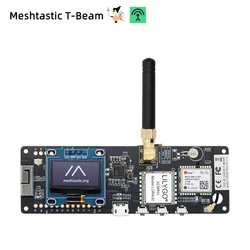 LILYGO® TTGO Meshtastic T-Beam  Płyta rozwojowa ESP32 LoRa 433/868/915MHz obwodów modułu LoRaWAN z WiFi Bluetooth GPS OLED