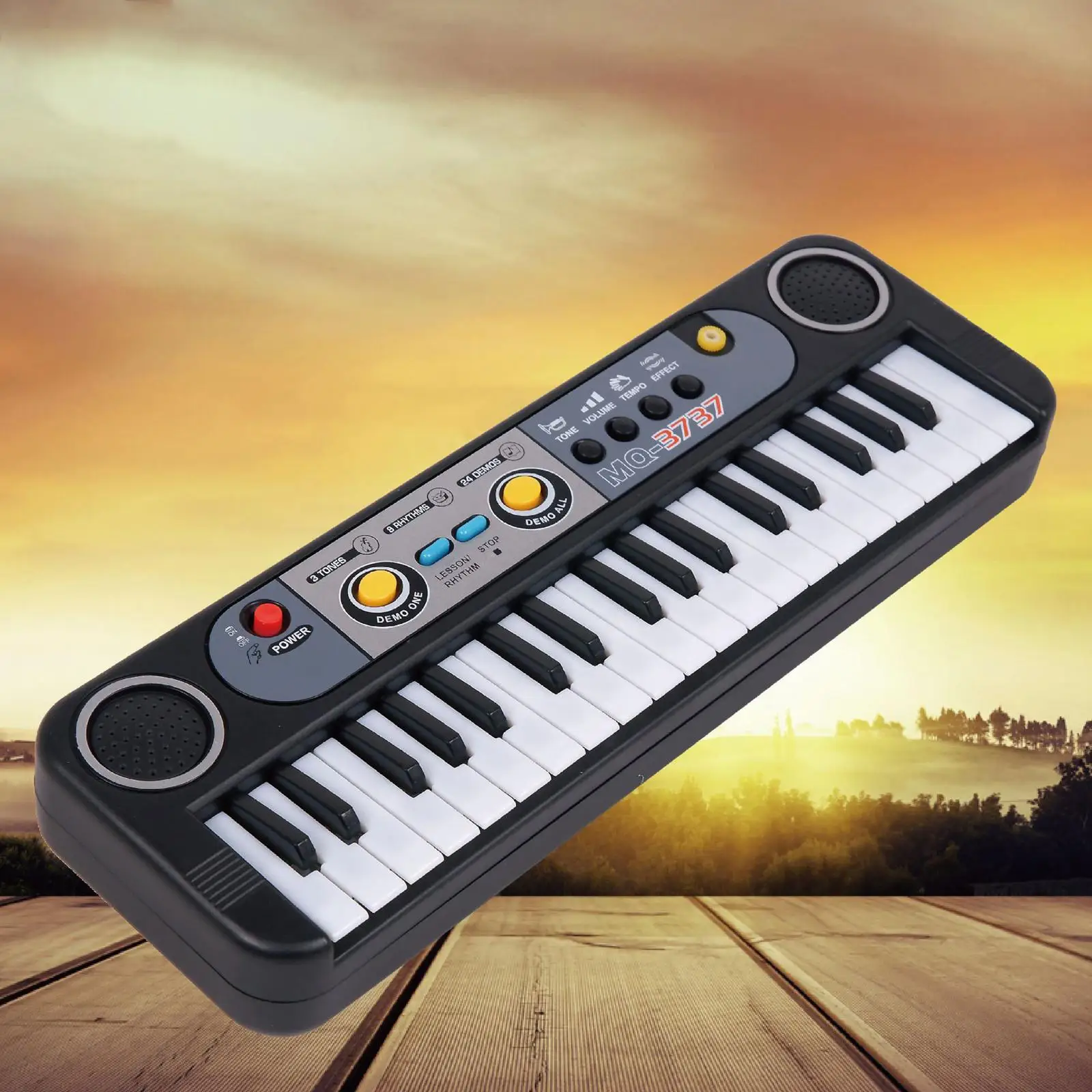 Picture 6: Portable Electronic Piano Keyboard 37 Keys Educational Learning Instrument with Built-in Speaker for Kids Practice