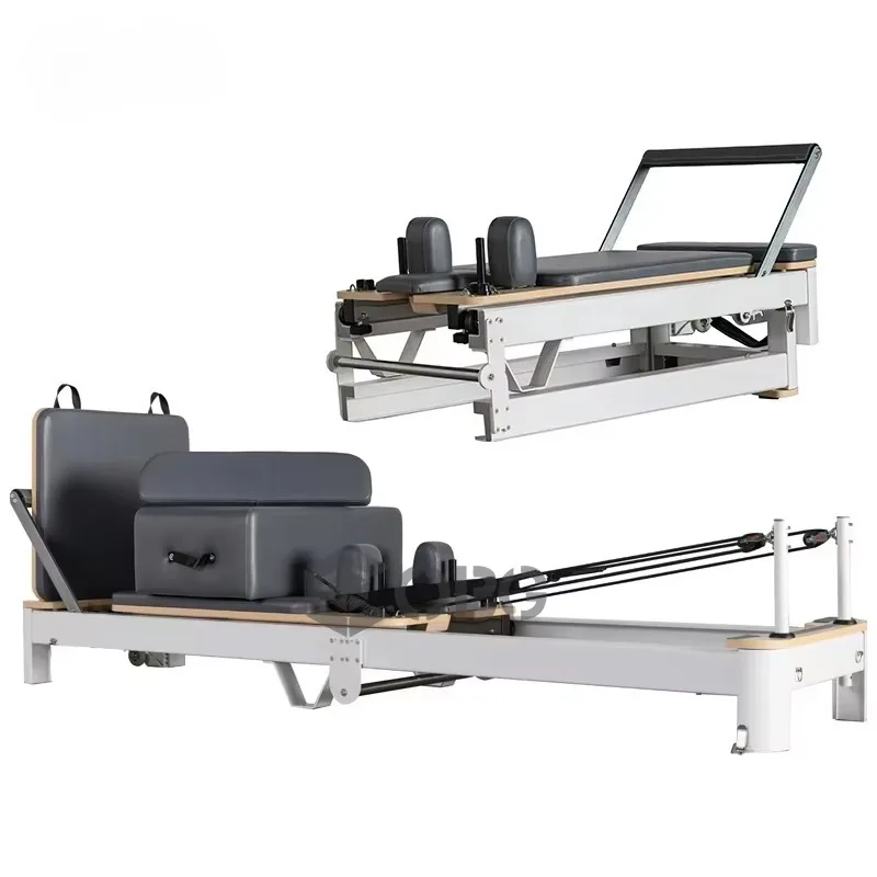 Commercial Aluminum Alloy Pilates Reformer Machine Full Accessories Body Workout Equipment For Yoga Studio Home Gym Fitness Whol