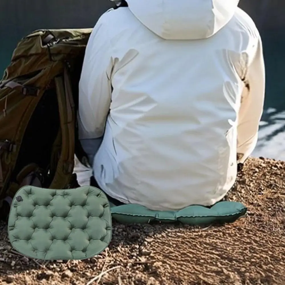 

Practical Portable Inflatable Seat Cushion Comfortable Lightweight Air Sitting Pad with Storage Case Inflatable Mattress Travel