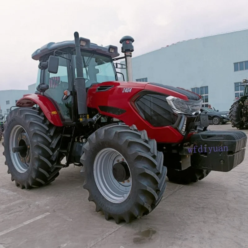 Cabine roda Farm Equipment Trator, 260HP, 4x4, Diyuan Traktor, China