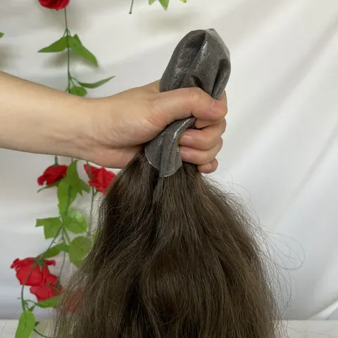 Натуральные волосы Eseewigs топпер 12 дюймов коричневый 4 шт