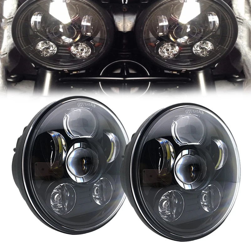 

5.75 Inch Led Headlights For Triumph Rocket iii 3 & Speed Triple & Street Triple & Thunderbird 5.75'' inch Motorcycle Headlight.