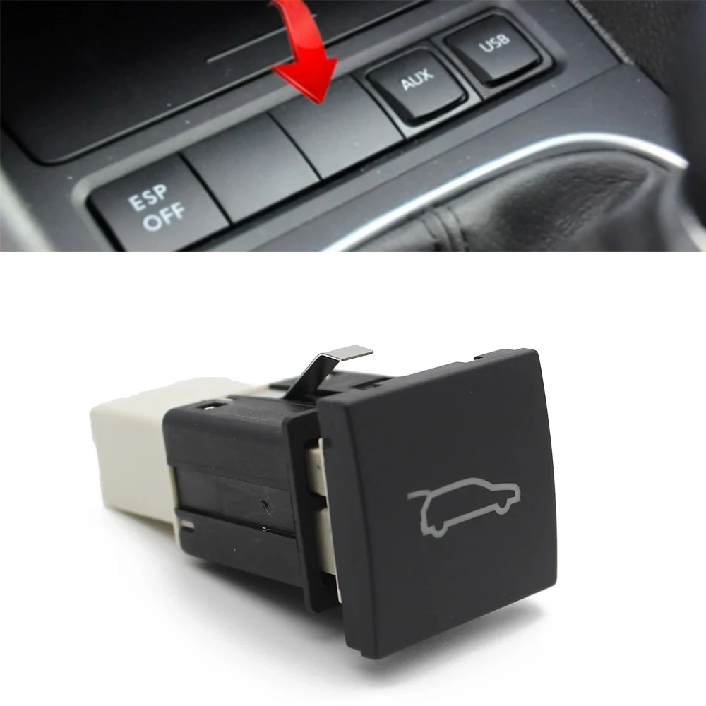 For VW Jetta Golf 6 MK6 Auto Trunk Lock Control Button Car Boot Tailgate Opener Release Switch Deck Lid Switch