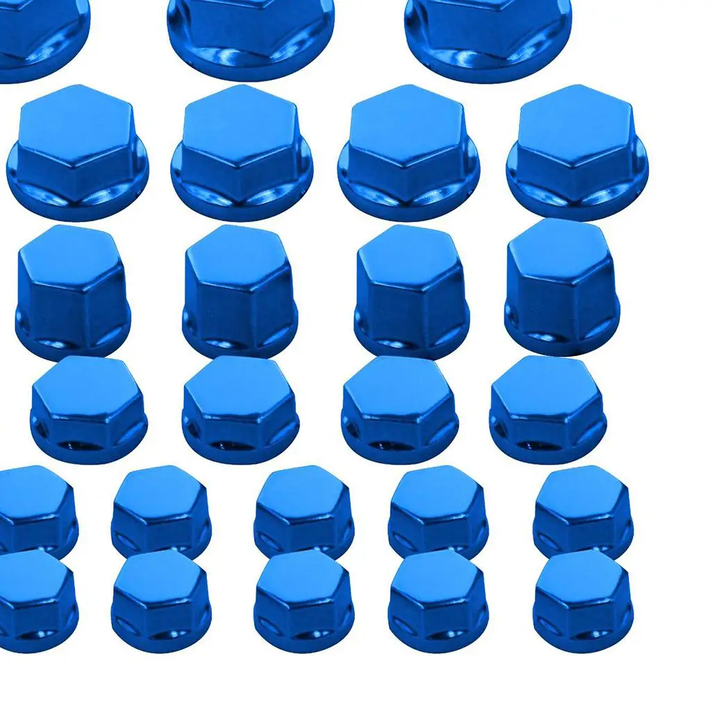 30 قطعة غطاء برغي صامولة الدراجة النارية لياماها لـ Kawasaki Blue