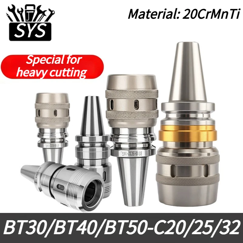 BT30 BT40 BT50 NT40 NT50 C20 C25 C32 High-precision and Powerful Tool Holder CNC Machine Chuck Milling Cutting Cutter Bracket