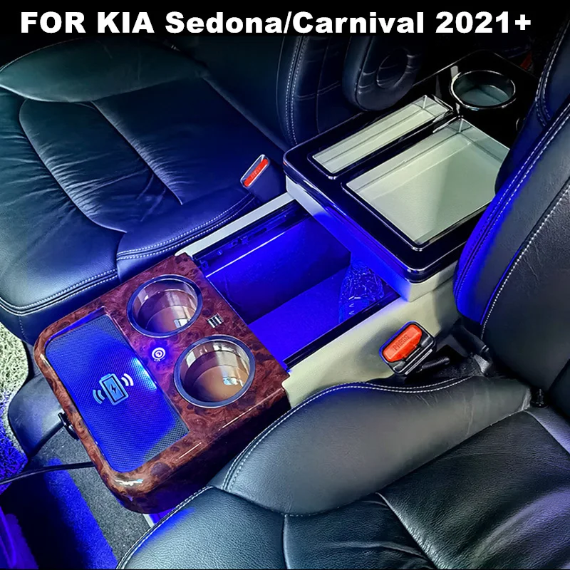 FOR KIA Sedona/Carnival 2021+ 1x Second Row Center Console Armrest Box