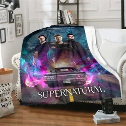 Movie Supernatural - Evil Power Printed Blanket, Fashion Warm Flange Blanket, Picnic Blanket, Bed Blanket, Birthday Gift