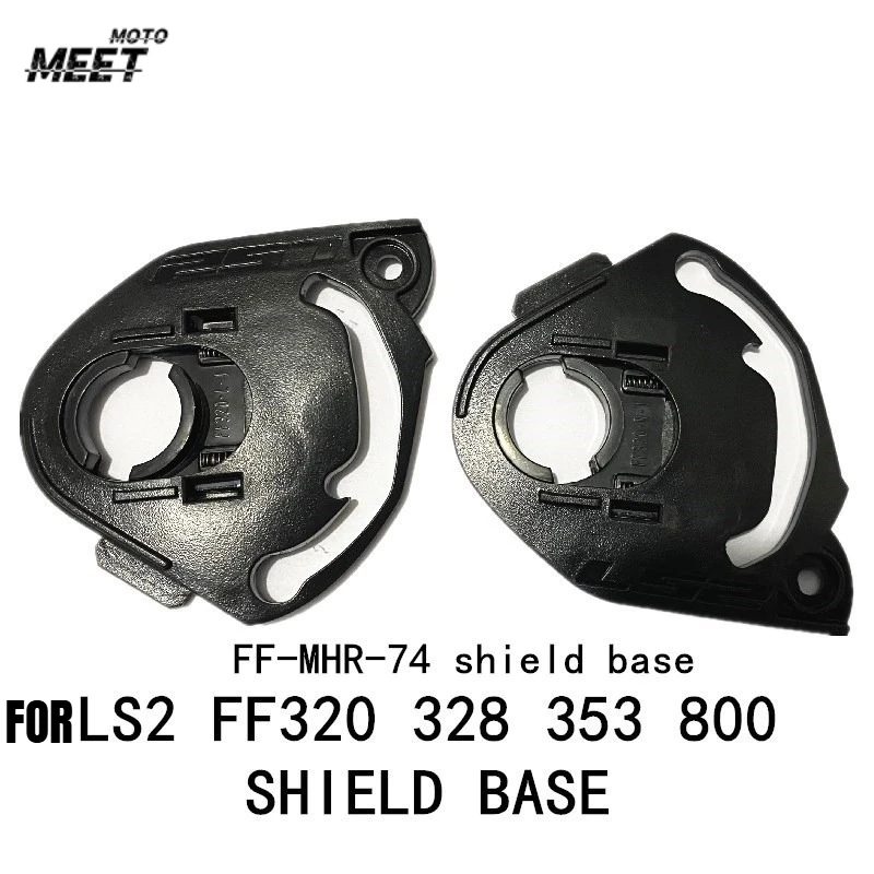 Shield base for LS2 FF320 328 800 353 shield holder parts 1 pair for LS2 STROM STREAM EVO RAPID helmet Helmet Replacement Parts